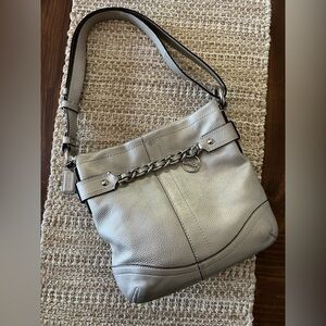 Coach Metallic Silver/gold Bag.